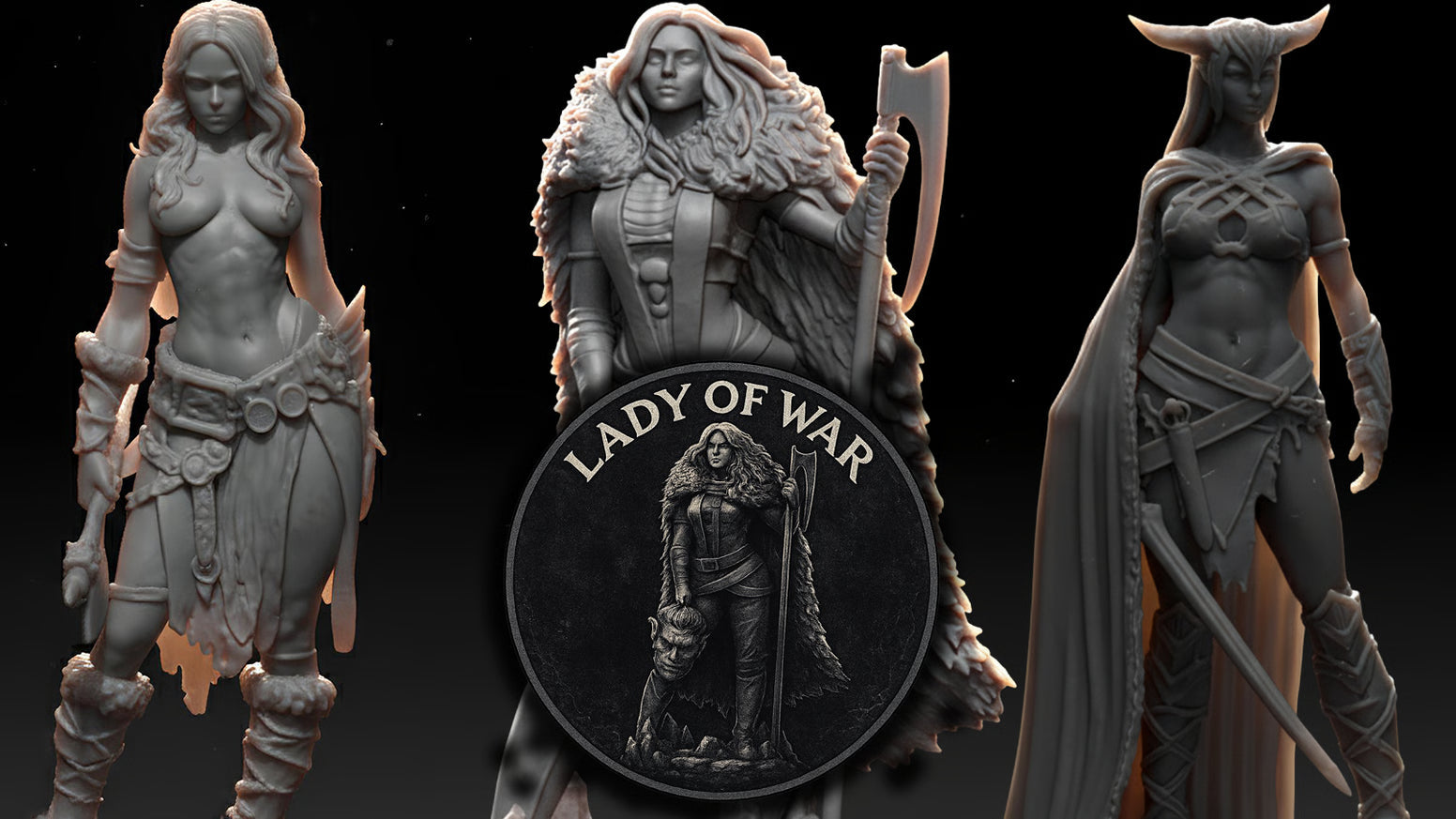 Lady Of War - Figurine 32mm