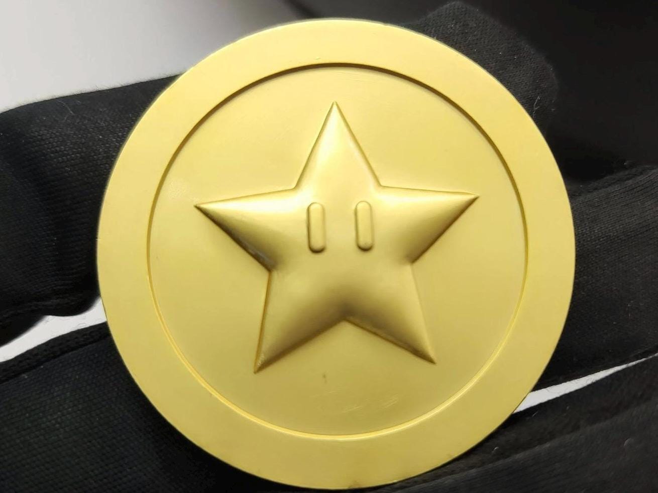 Pièce Métal Étoile Mario