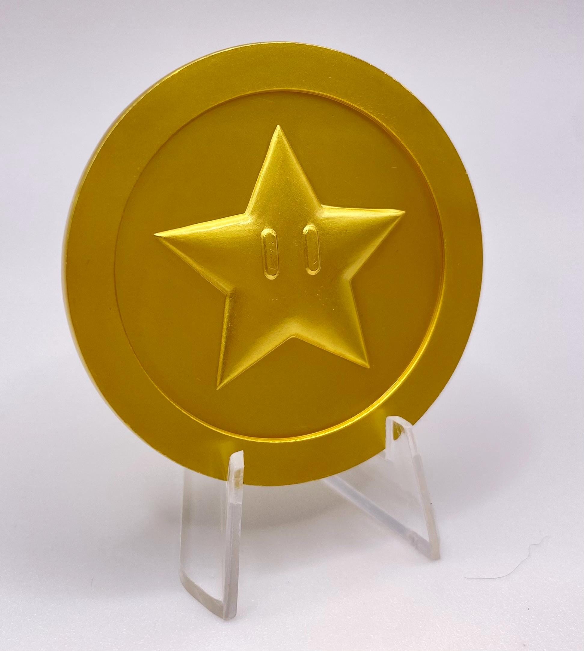 Pièce Métal Étoile Mario